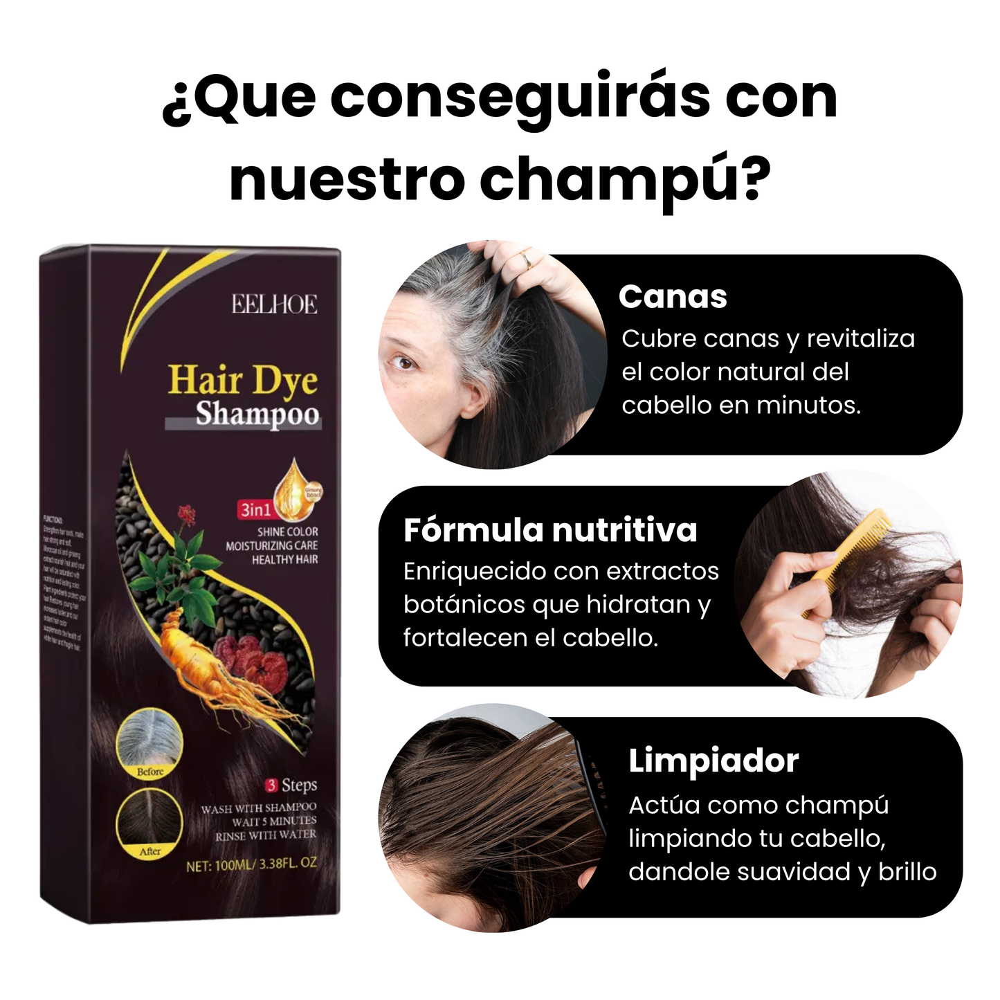 Champú natural 3 en 1 | 100ml