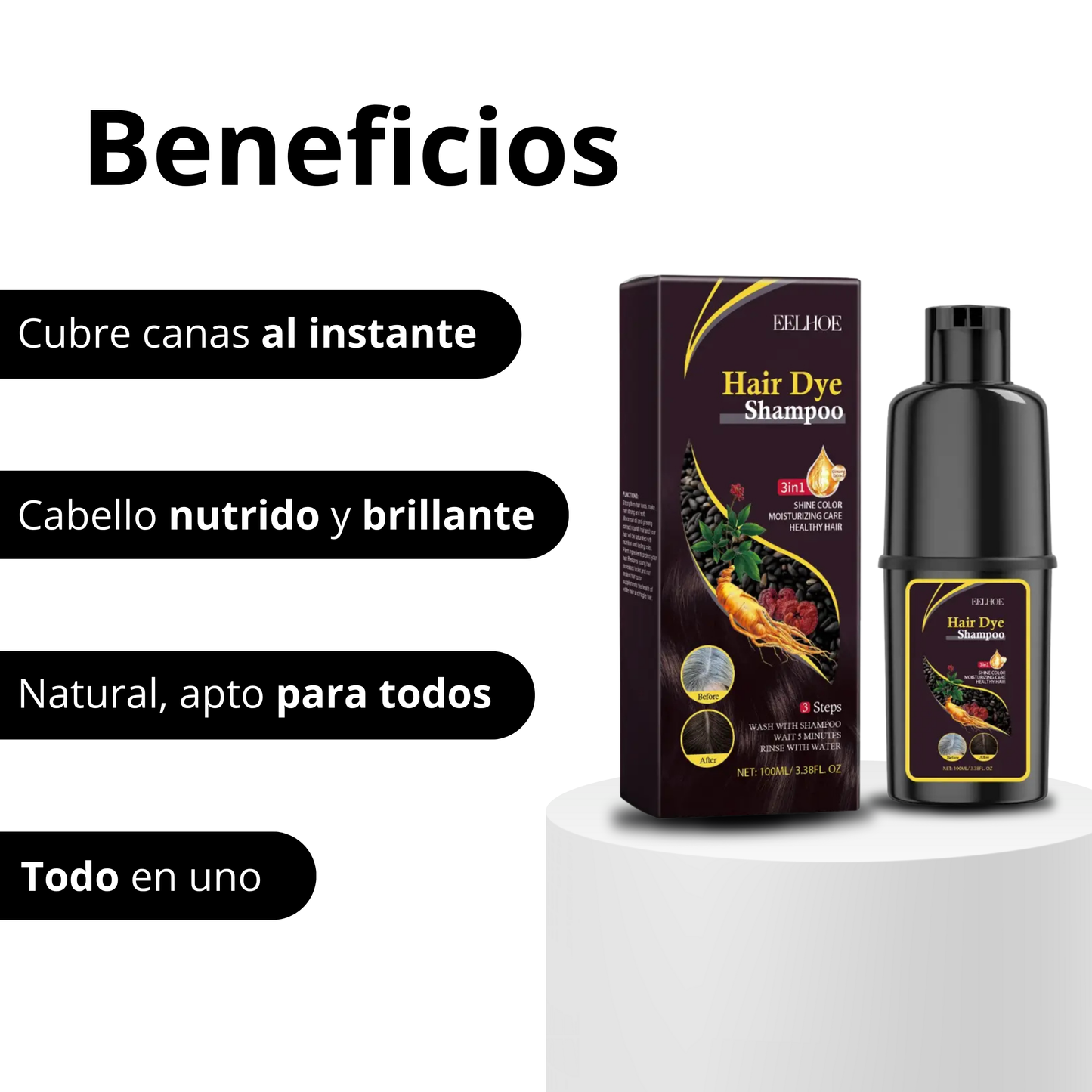 Champú natural 3 en 1 | 100ml