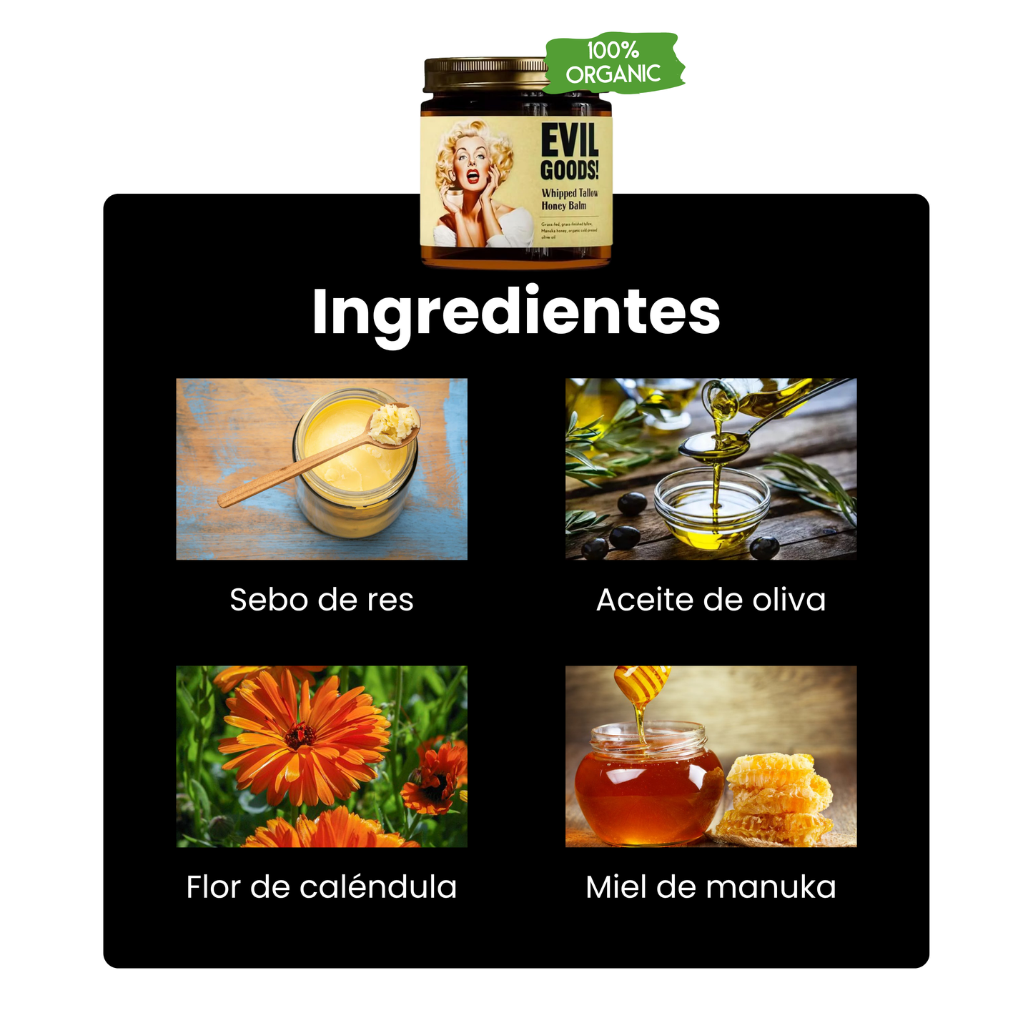 Crema de sebo de res